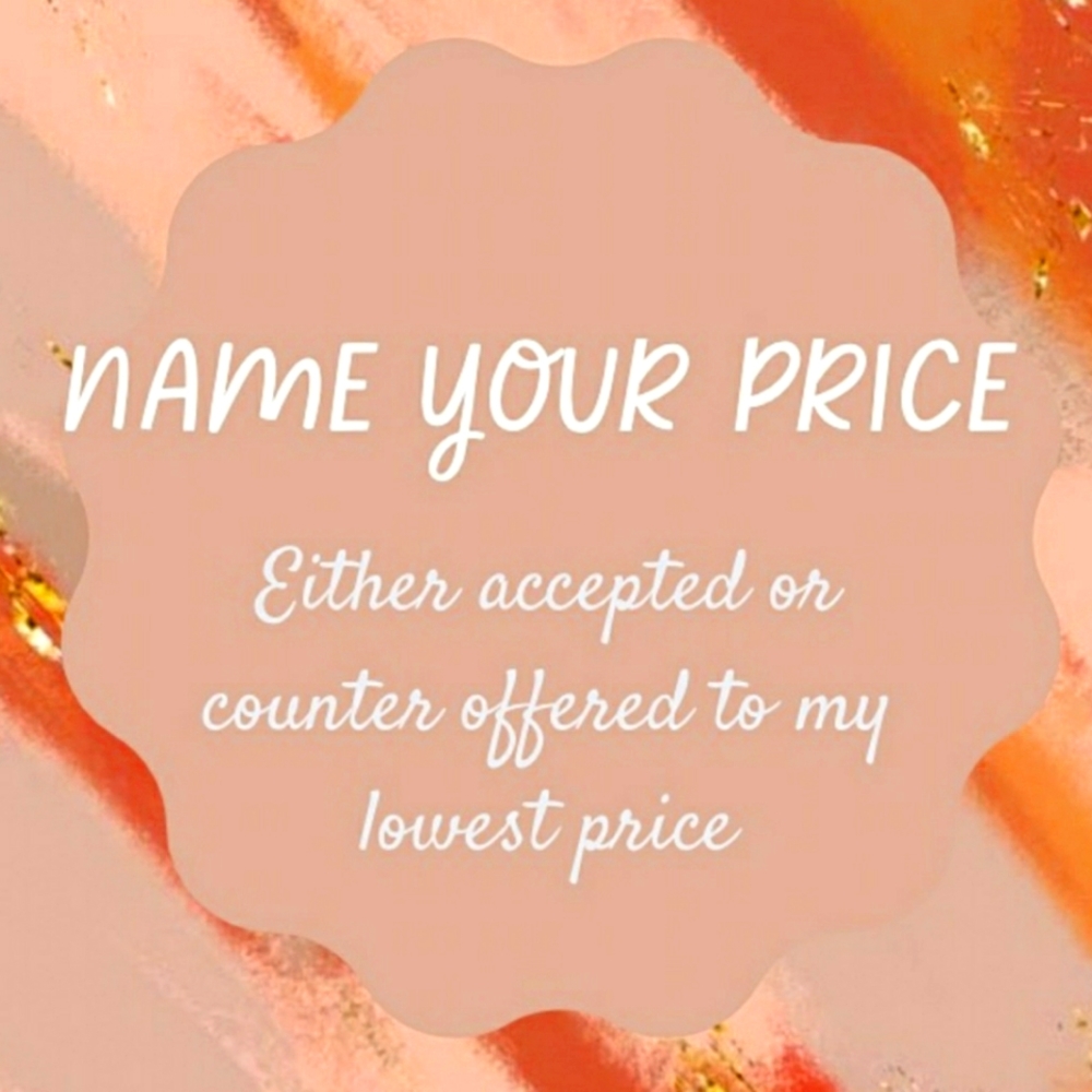 Name your price sale